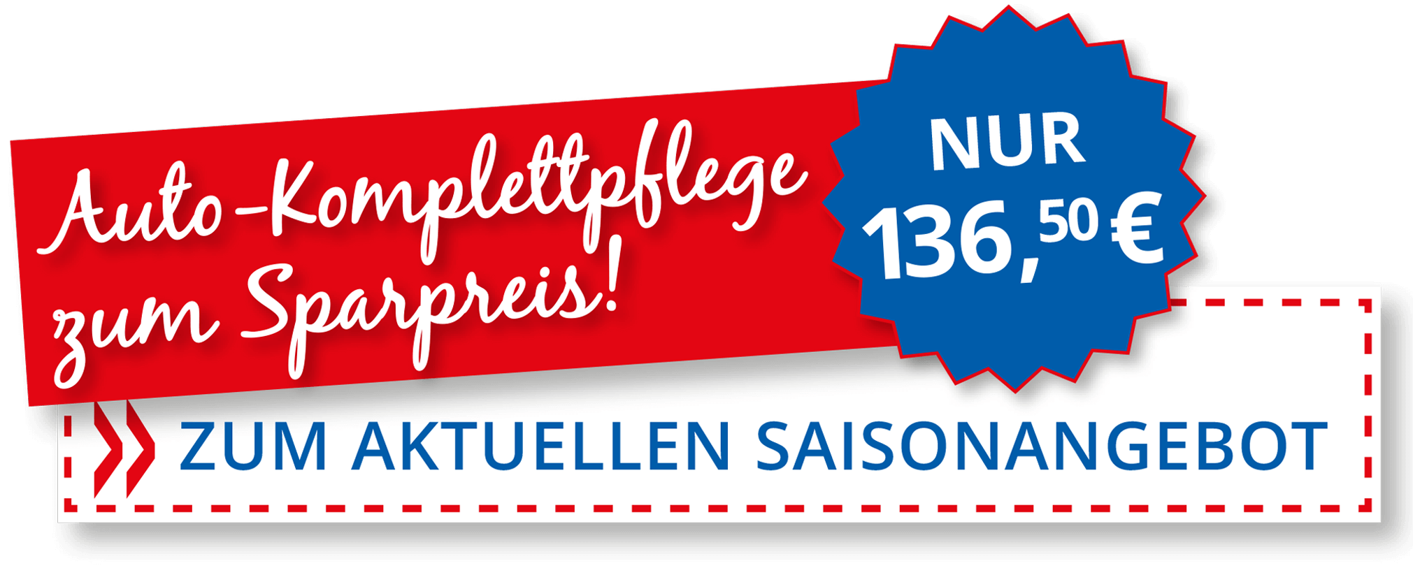 Auto-Komplettpflege zum Sparpreis nur 136,50 Euro